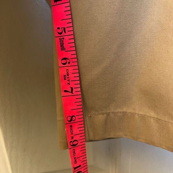 Daniel Cremieux Men's Tan Bermuda Golf Shorts Pleated Front Casual Size 32 - Picture 6 of 7